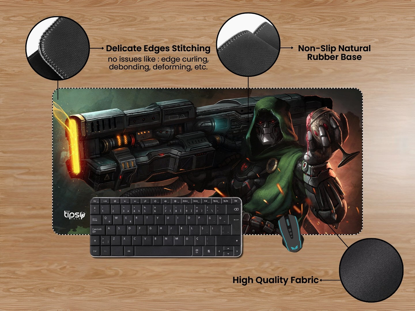 "DOCTOR DOOM - DOPE" Gaming Mousepad Elevate Your Gaming Experience