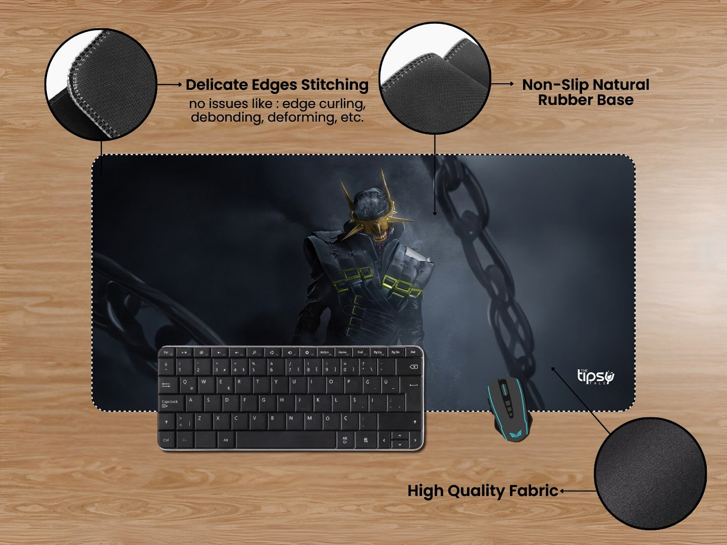 "BATMAN'S VILLIAN " Gaming Mousepad Elevate Your Gaming Experience
