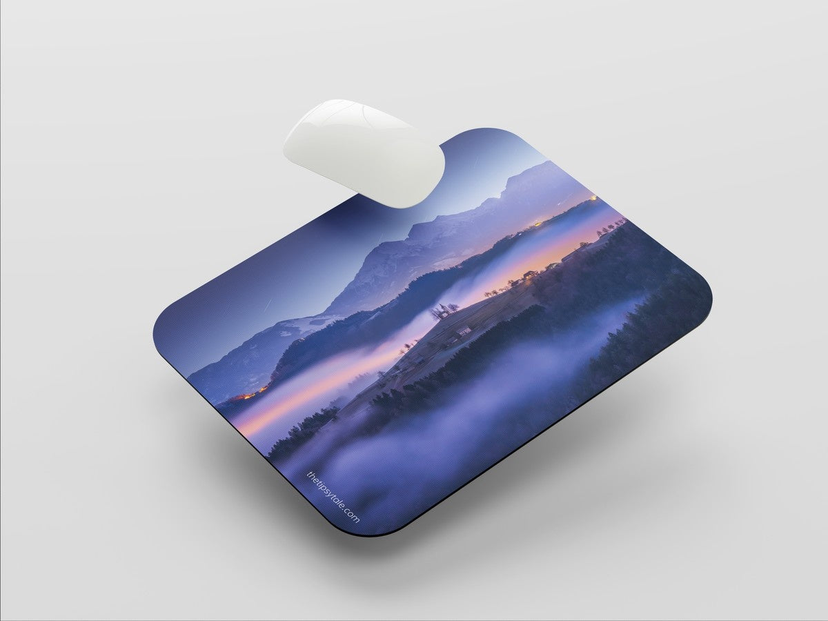 "SOLVENIA HILLTOP" Mousepad: Enhance Your Workspace with Style