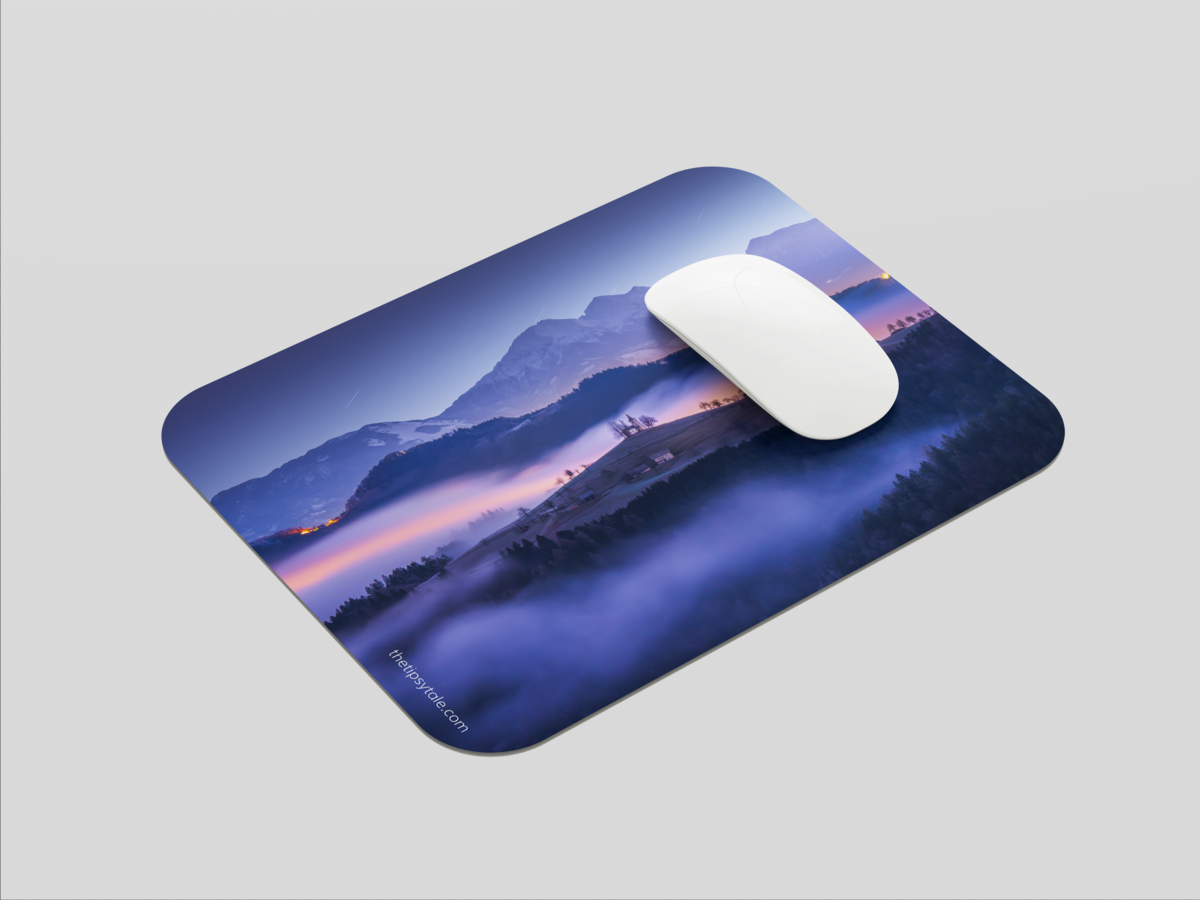 "SOLVENIA HILLTOP" Mousepad: Enhance Your Workspace with Style