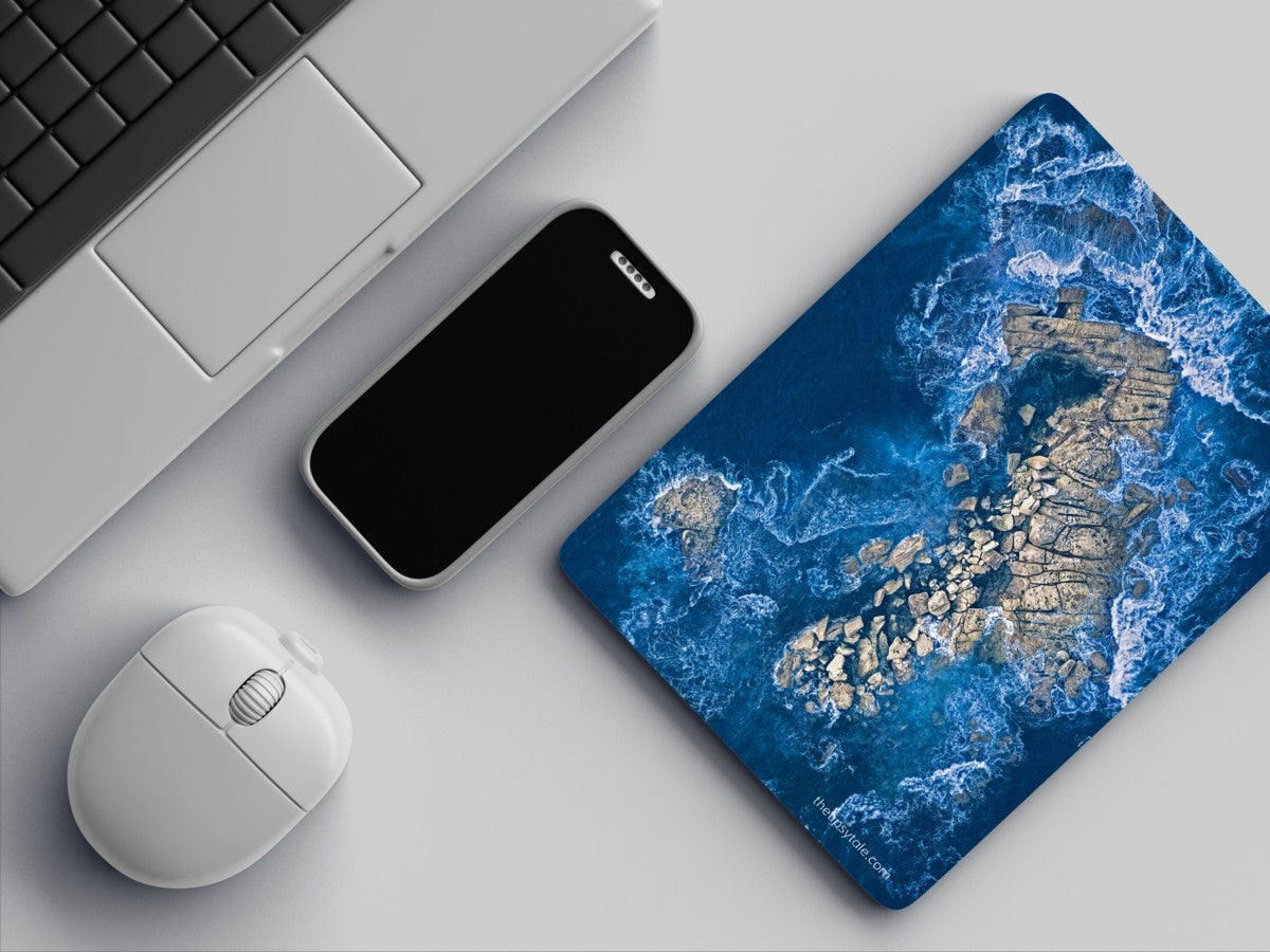 "HEART SHAPE ROCK" Mousepad: Enhance Your Workspace with Style