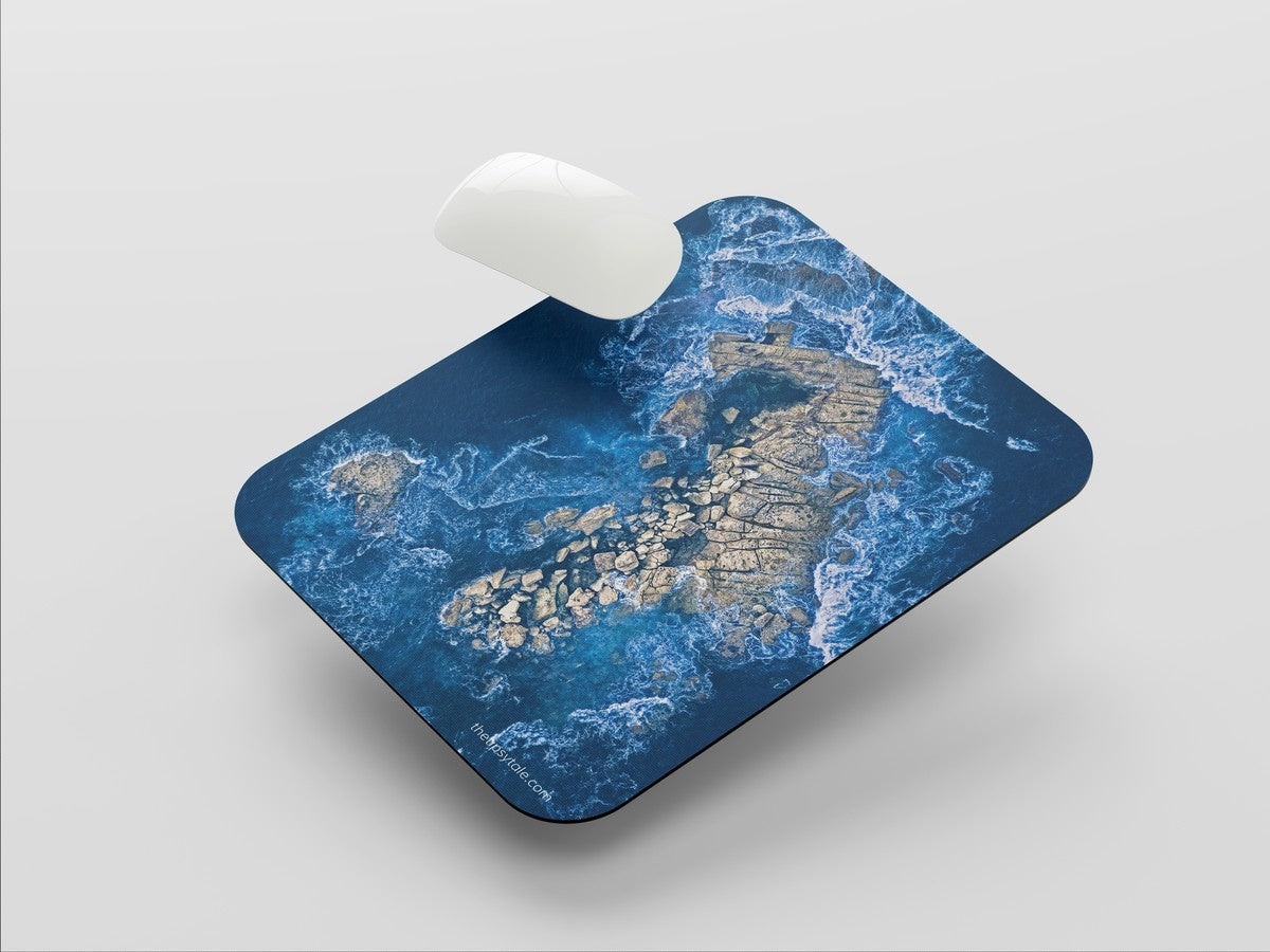 "HEART SHAPE ROCK" Mousepad: Enhance Your Workspace with Style