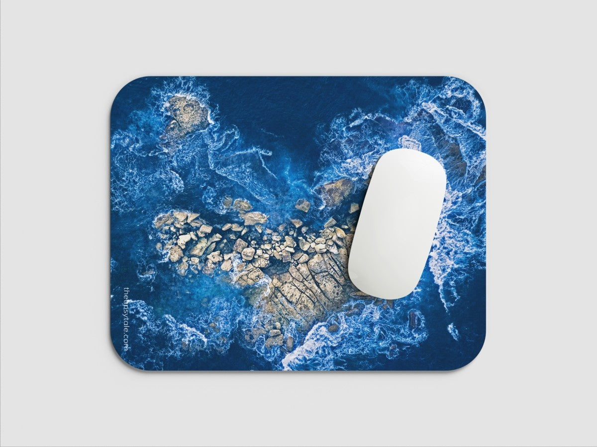 "HEART SHAPE ROCK" Mousepad: Enhance Your Workspace with Style