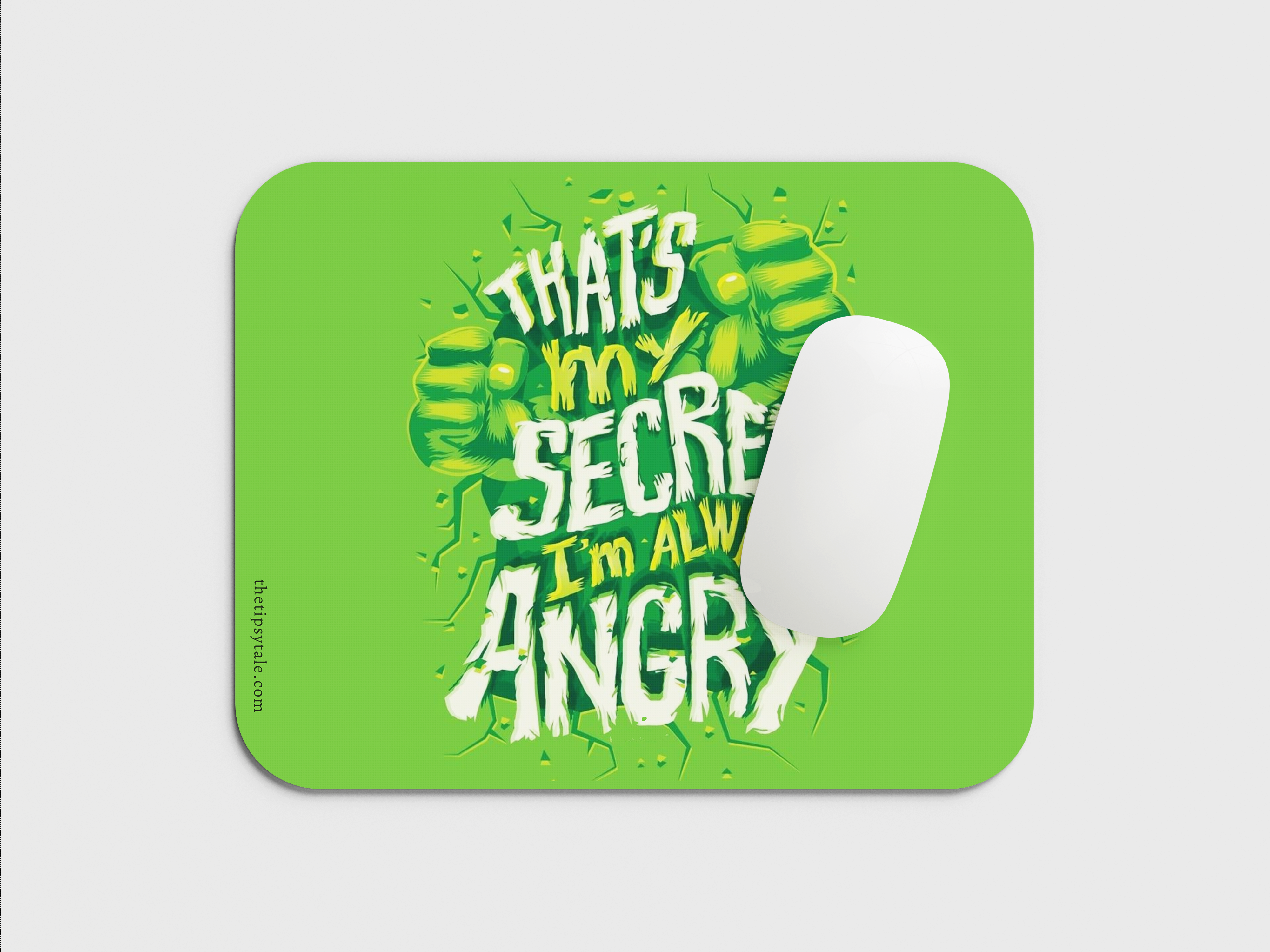 "HULK FAN INSPIRED: MOVIE" Mousepad Enhance Your Workspace with Style