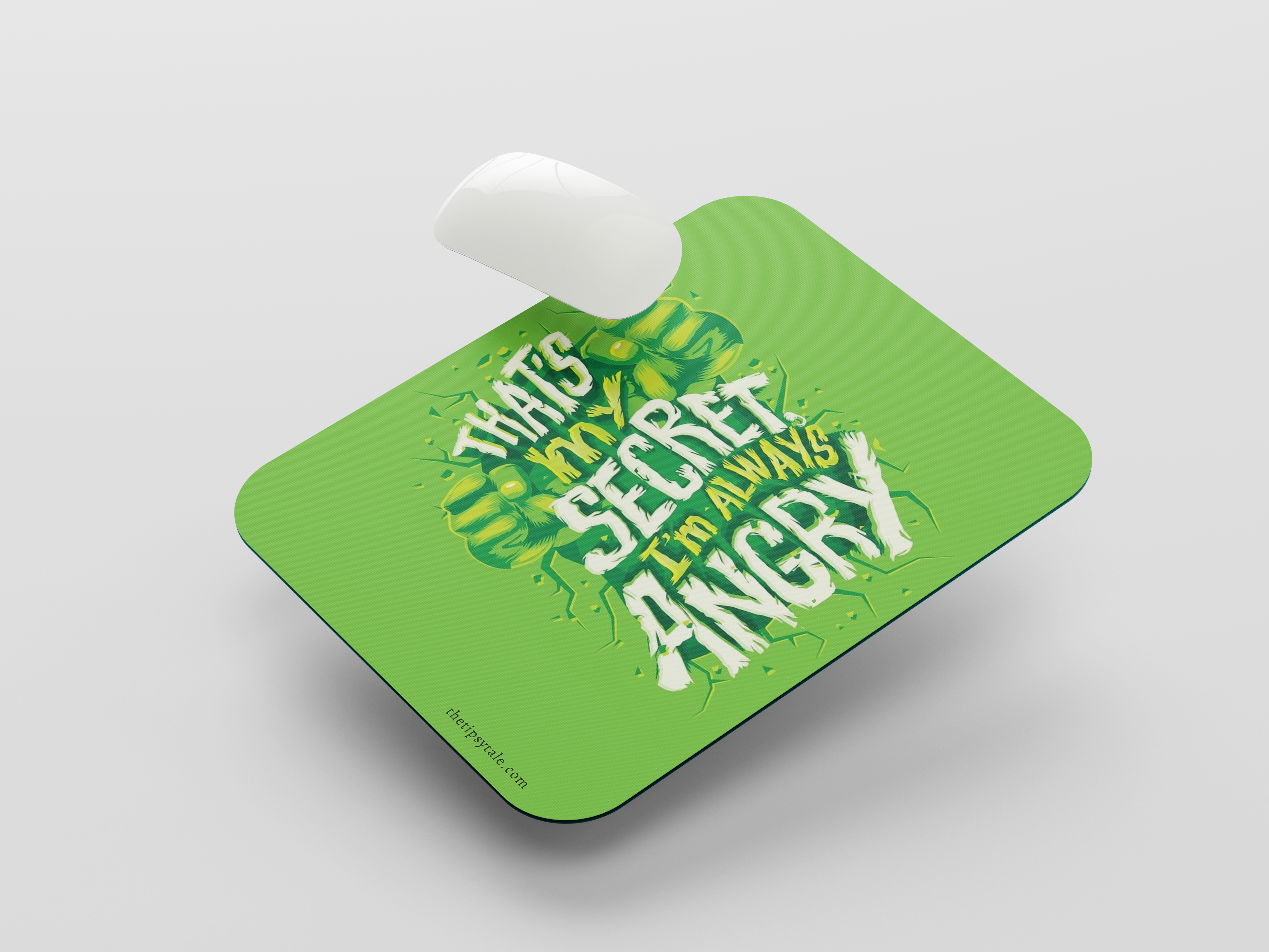 "HULK FAN INSPIRED: MOVIE" Mousepad Enhance Your Workspace with Style