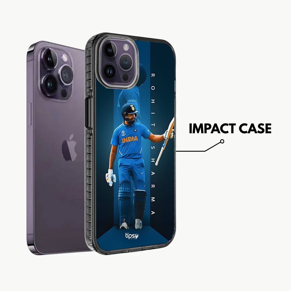 "ROHIT SHARMA 45 HITMAN FANSHIP" -Mobile Covers Shock Resistant, Slim & Stylish Cases