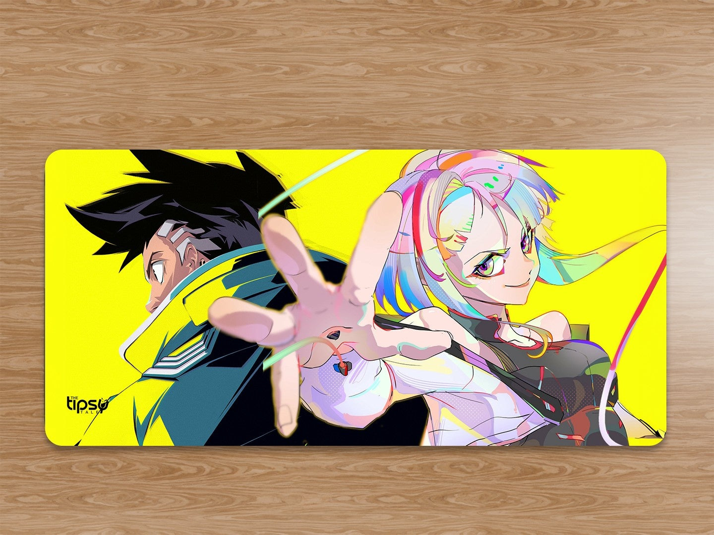 "CYBERPUNK CHROME RUSH " Gaming Mousepad Elevate Your Gaming Experience