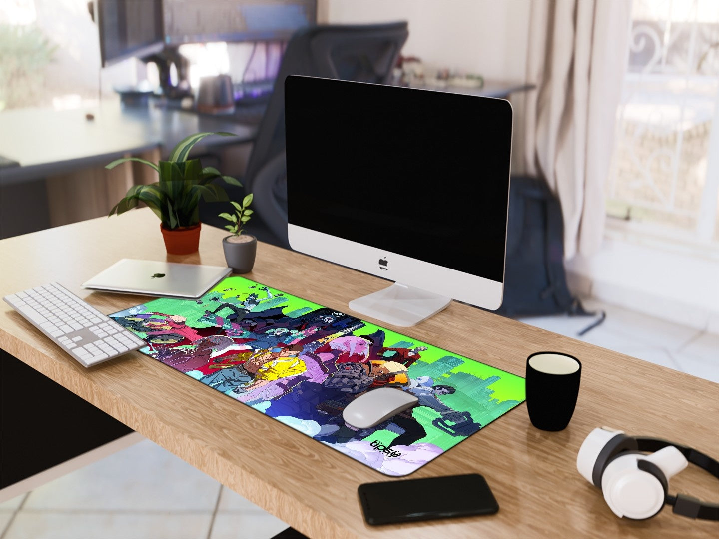 "CYBERPUNK 2077- CHROME RUSH " Gaming Mousepad Elevate Your Gaming Experience
