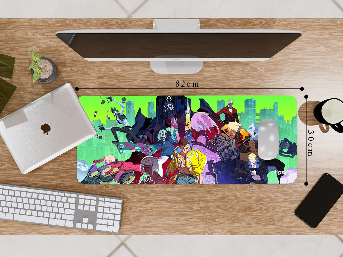 "CYBERPUNK 2077- CHROME RUSH " Gaming Mousepad Elevate Your Gaming Experience