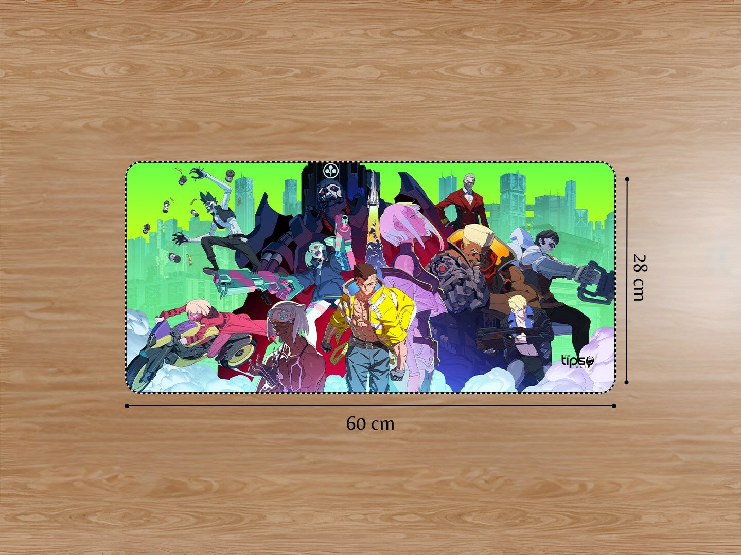 "CYBERPUNK 2077- CHROME RUSH " Gaming Mousepad Elevate Your Gaming Experience