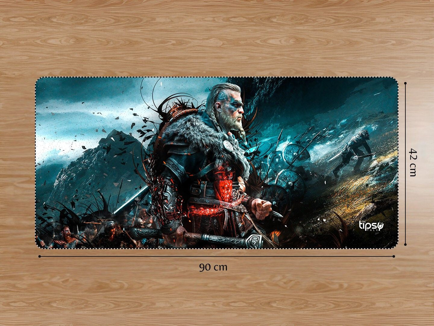 "ASSASSINS CREED - VALHALLA VIKING - RAIDER " Gaming Mousepad Elevate Your Gaming Experience