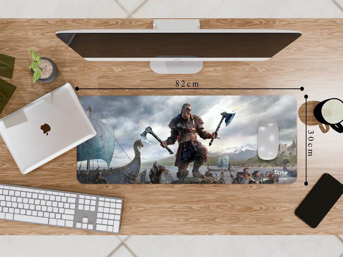 "ASSASSINS CREED - VALHALLA VIKING - RAIDER PC GAMES" Gaming Mousepad Elevate Your Gaming Experience