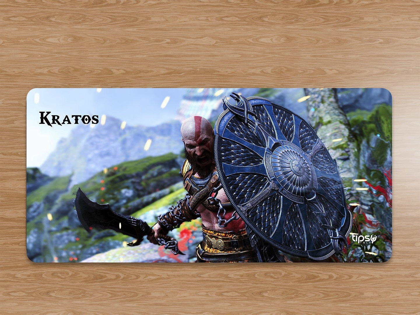 "KRATOS - GOD OF WAR " Gaming Mousepad Elevate Your Gaming Experience