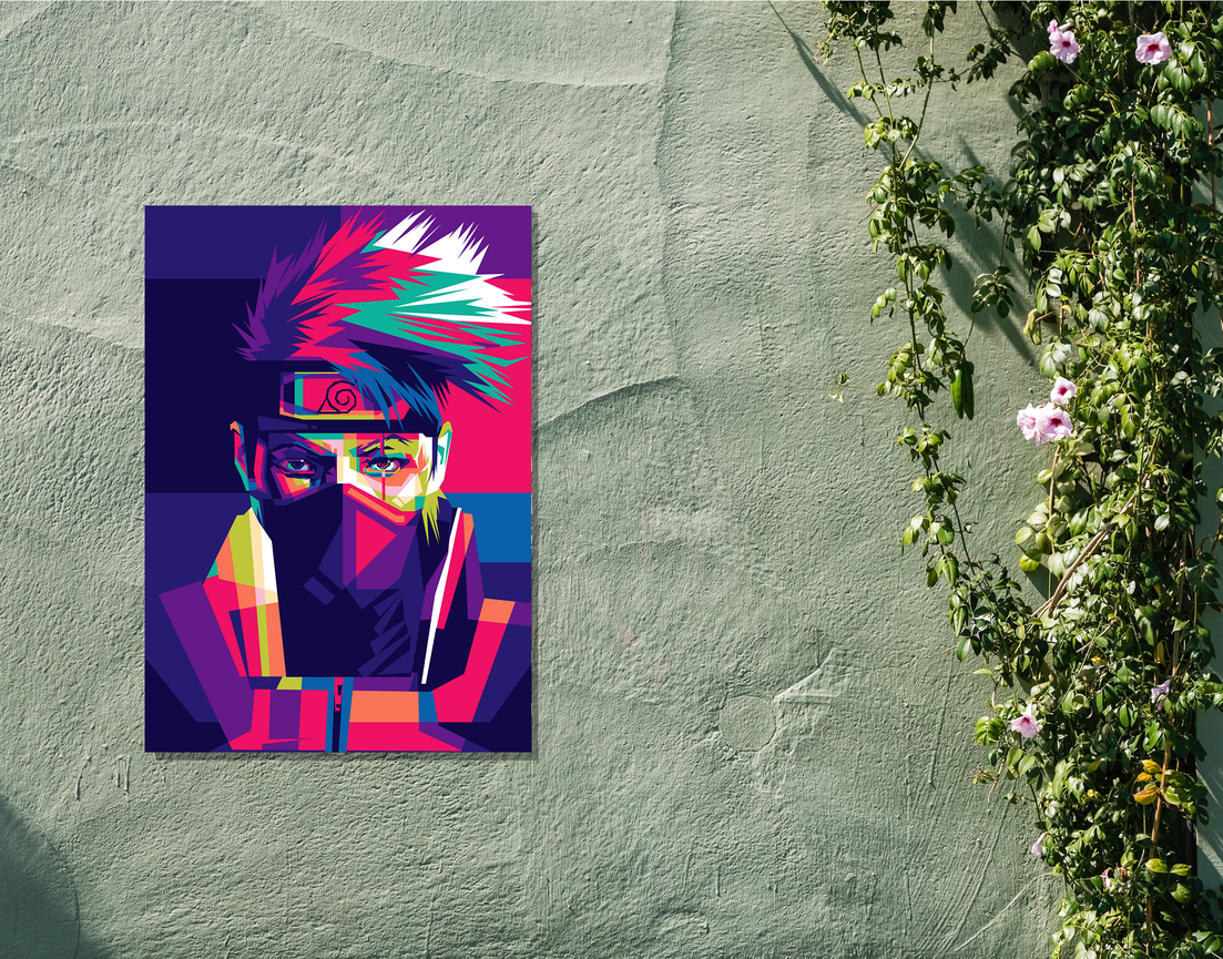 "NARUTO - ILLUSTATION ART WORK" -Shiny & Sturdy Metallic Poster Art That Pops & Sticks