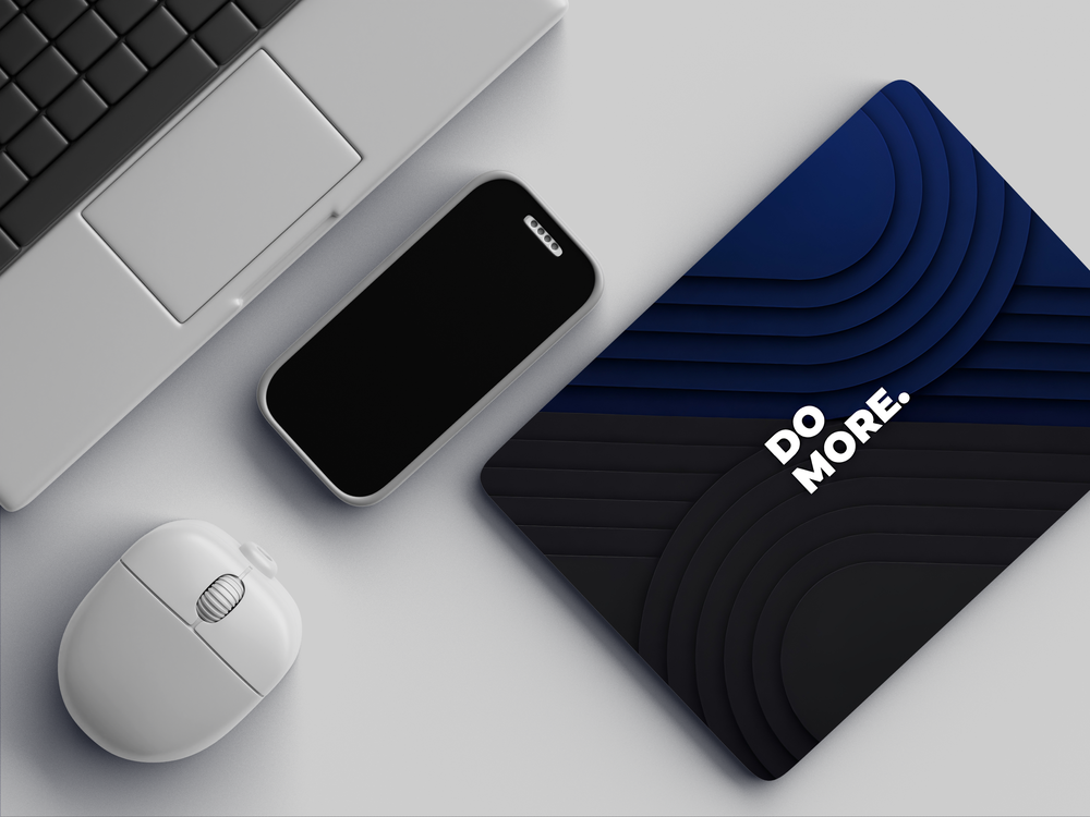 "DO MORE AND MORE" Mousepad Enhance Your Workspace with Style