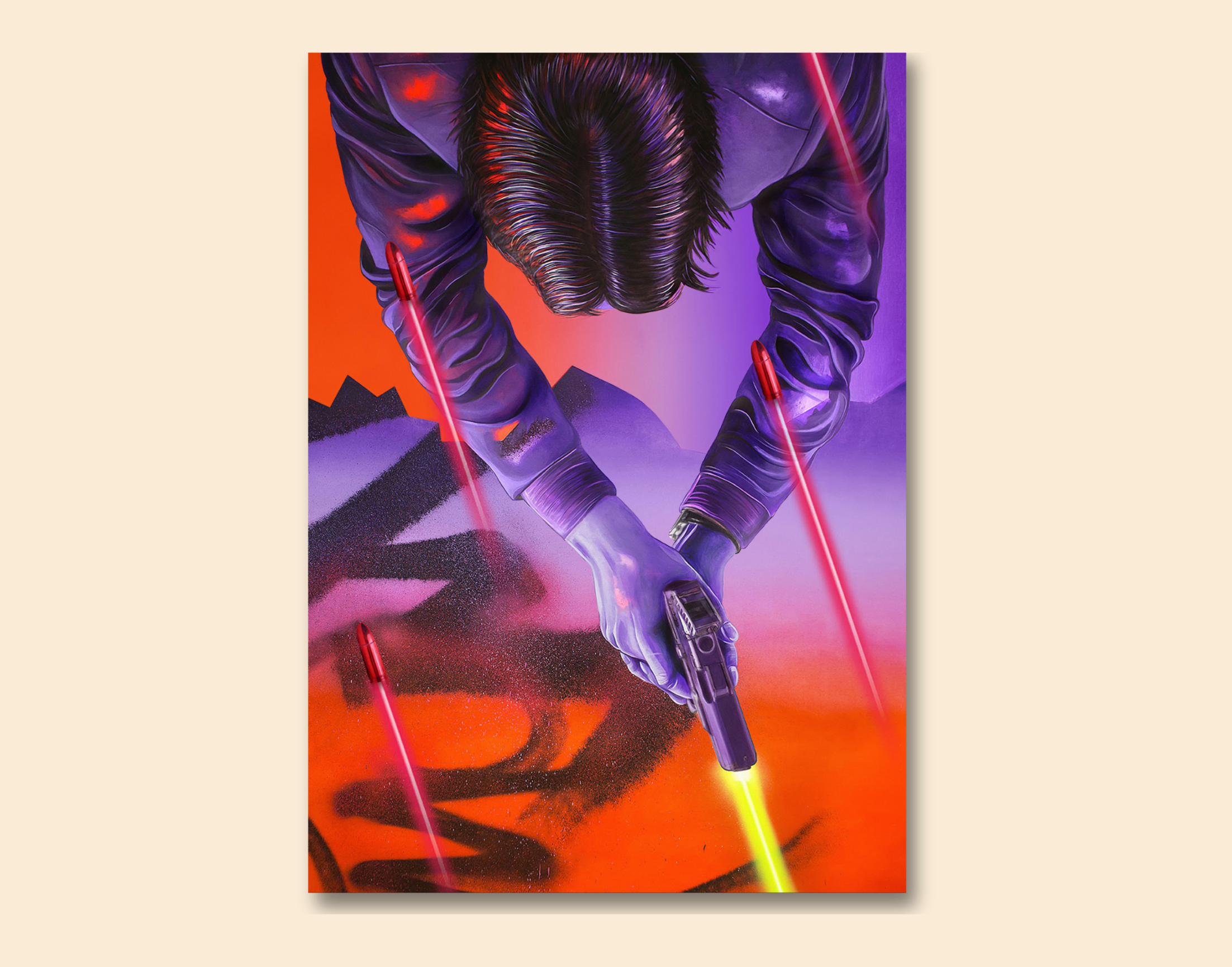 "JOHN WICK:FAN MADE"- Shiny & Sturdy Metallic Poster Art That Pops & Sticks (Literally!)