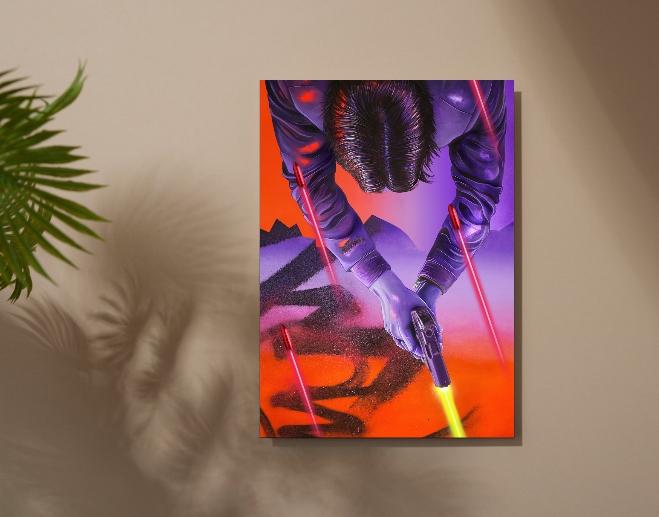 "JOHN WICK:FAN MADE"- Shiny & Sturdy Metallic Poster Art That Pops & Sticks (Literally!)