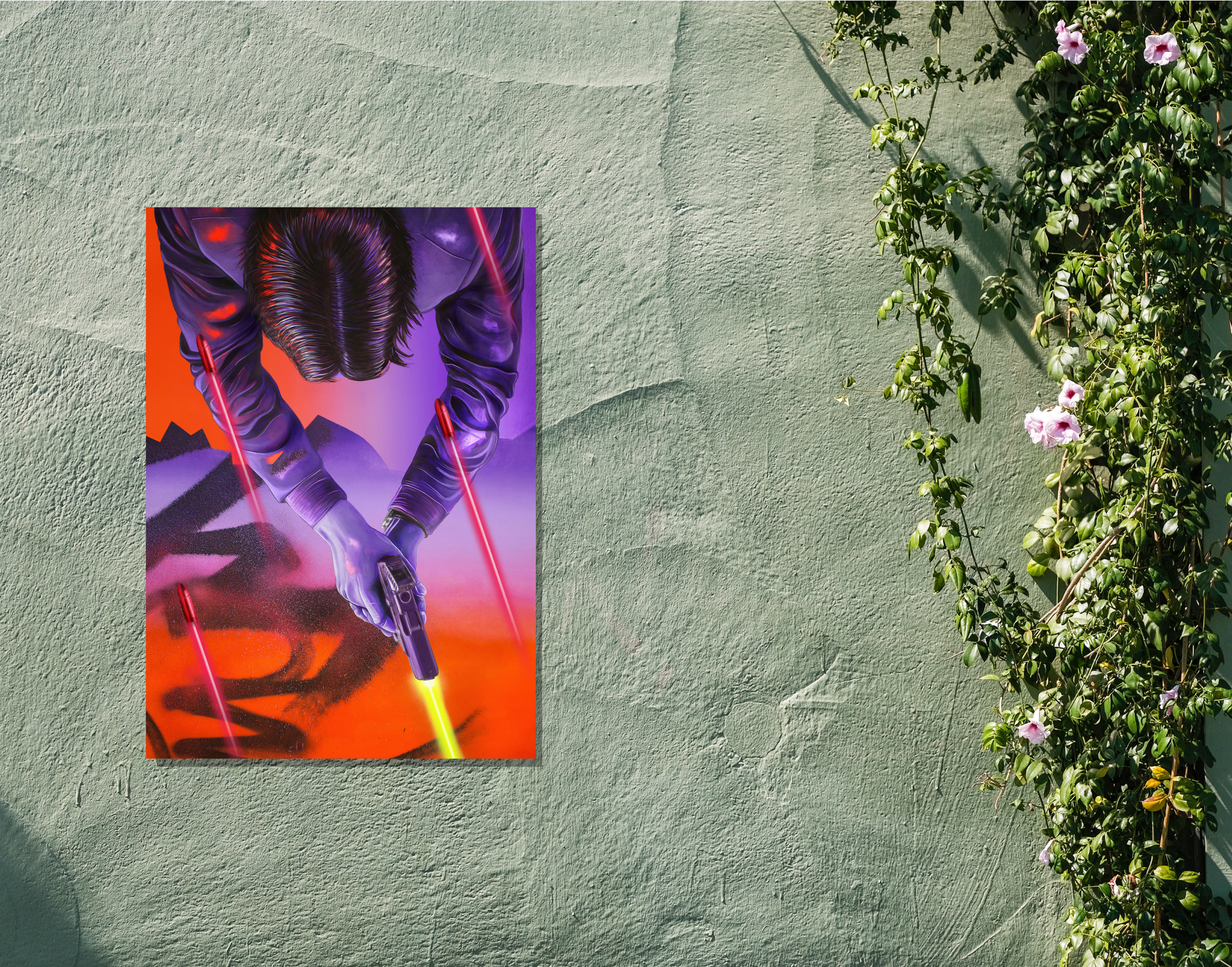 "JOHN WICK:FAN MADE"- Shiny & Sturdy Metallic Poster Art That Pops & Sticks (Literally!)