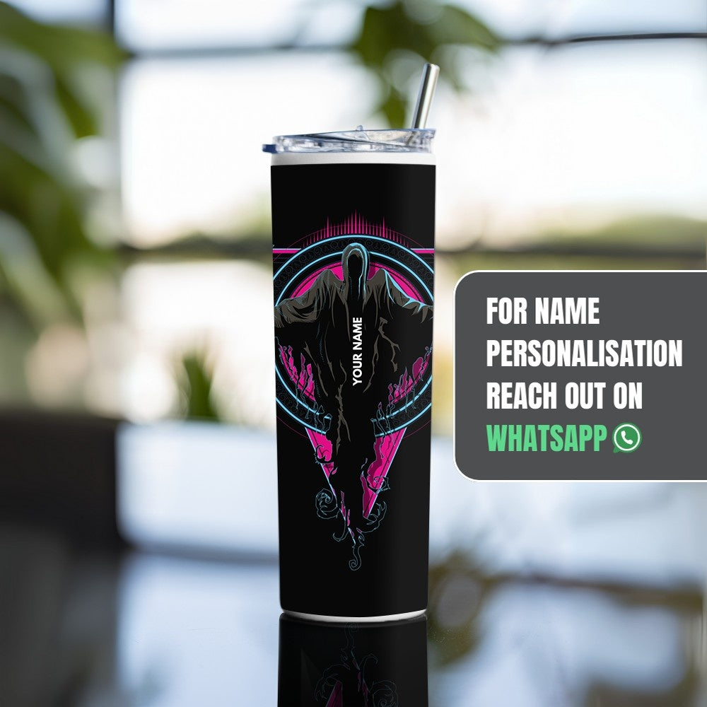 "DEMENTOR: HARRY POTTER" Tumbler with Metal Straw