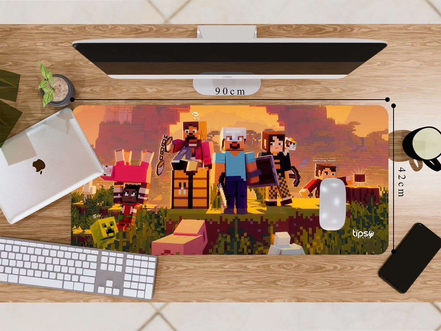 "A MINECRAFT MOVIE " Gaming Mousepad Elevate Your Gaming Experience