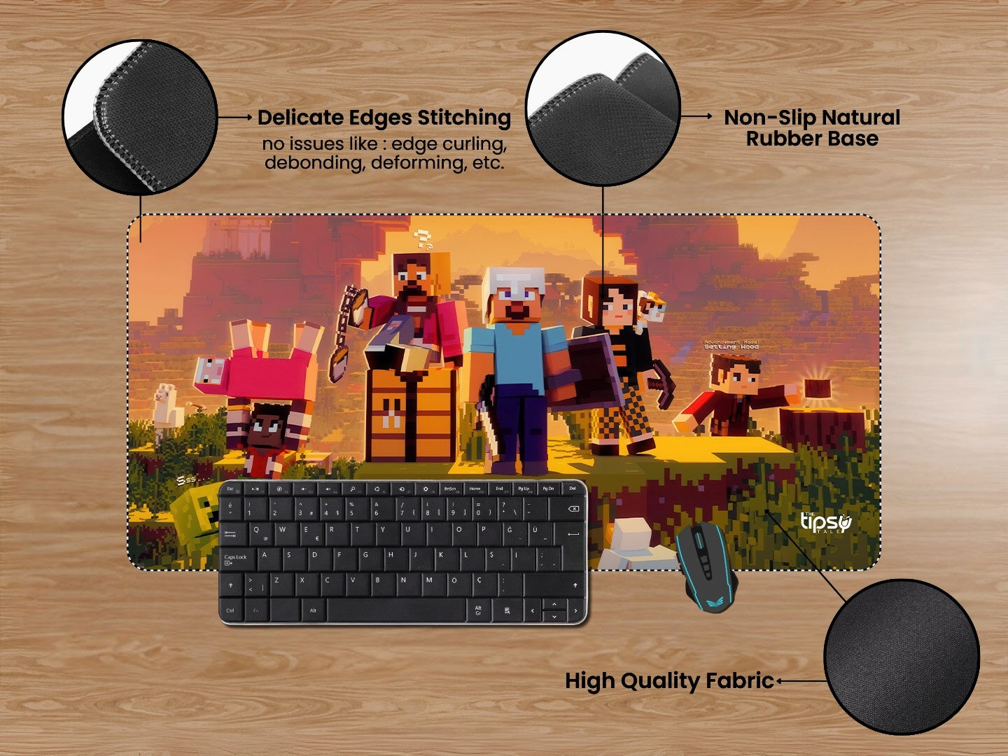 "A MINECRAFT MOVIE " Gaming Mousepad Elevate Your Gaming Experience