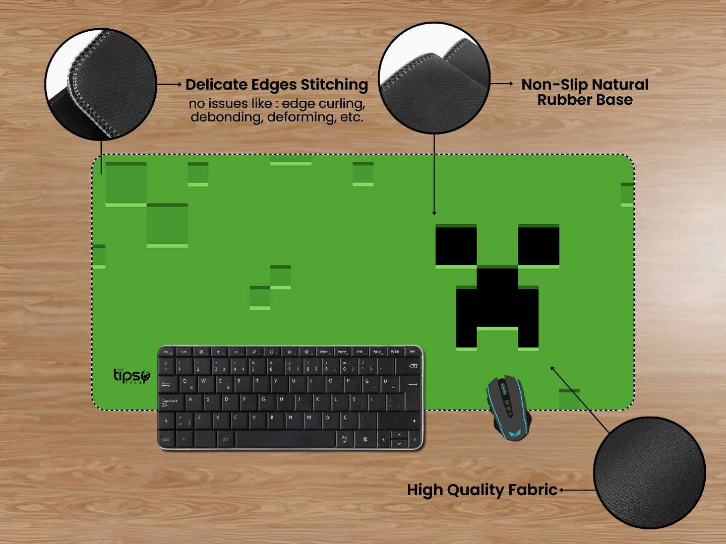 "MINECRAFT CREEPER" Gaming Mousepad Elevate Your Gaming Experience