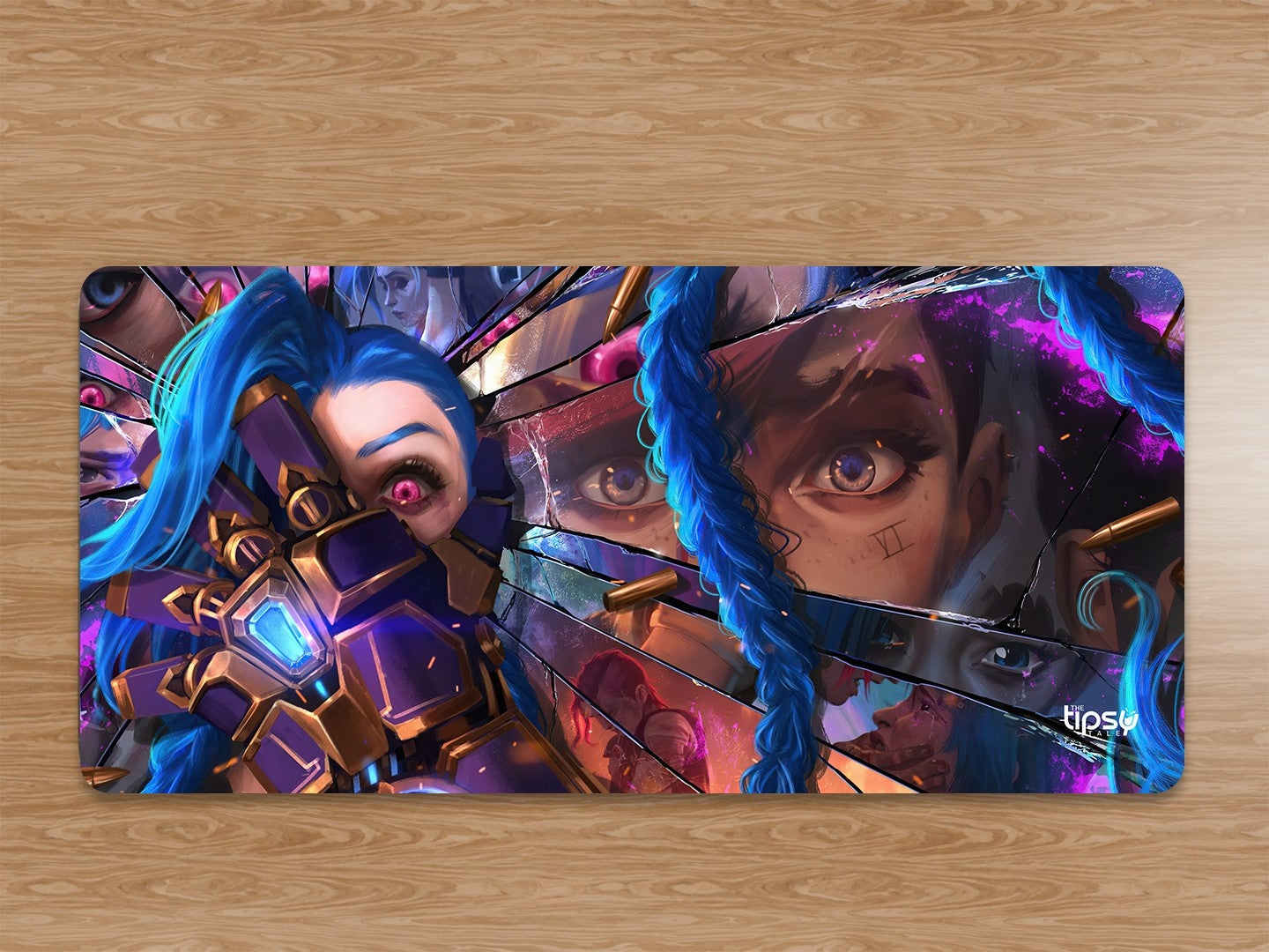 "JINX ARCANE - DILLUSION" Gaming Mousepad Elevate Your Gaming Experience
