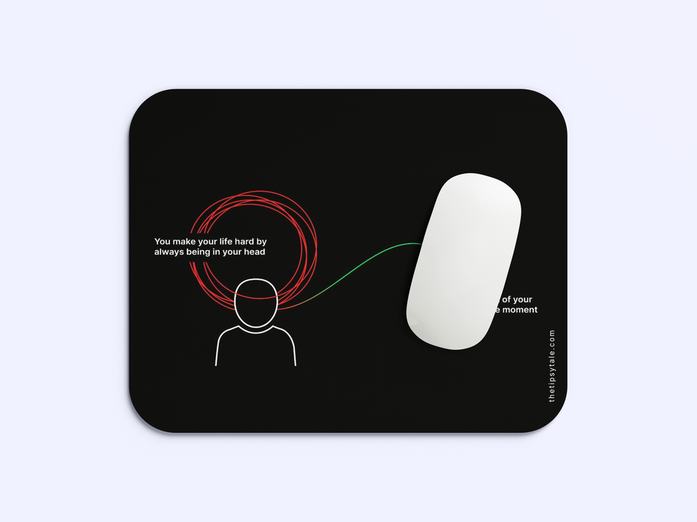 "LIFE IS SIMPLE" Mousepad Enhance Your Workspace with Style