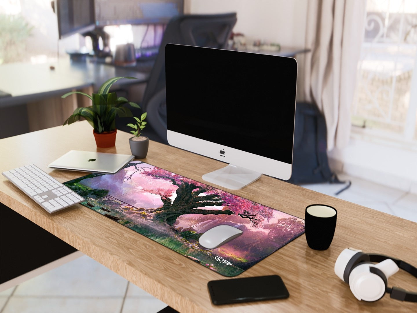 "SURREAL CHERRY" Gaming Mousepad Elevate Your Gaming Experience