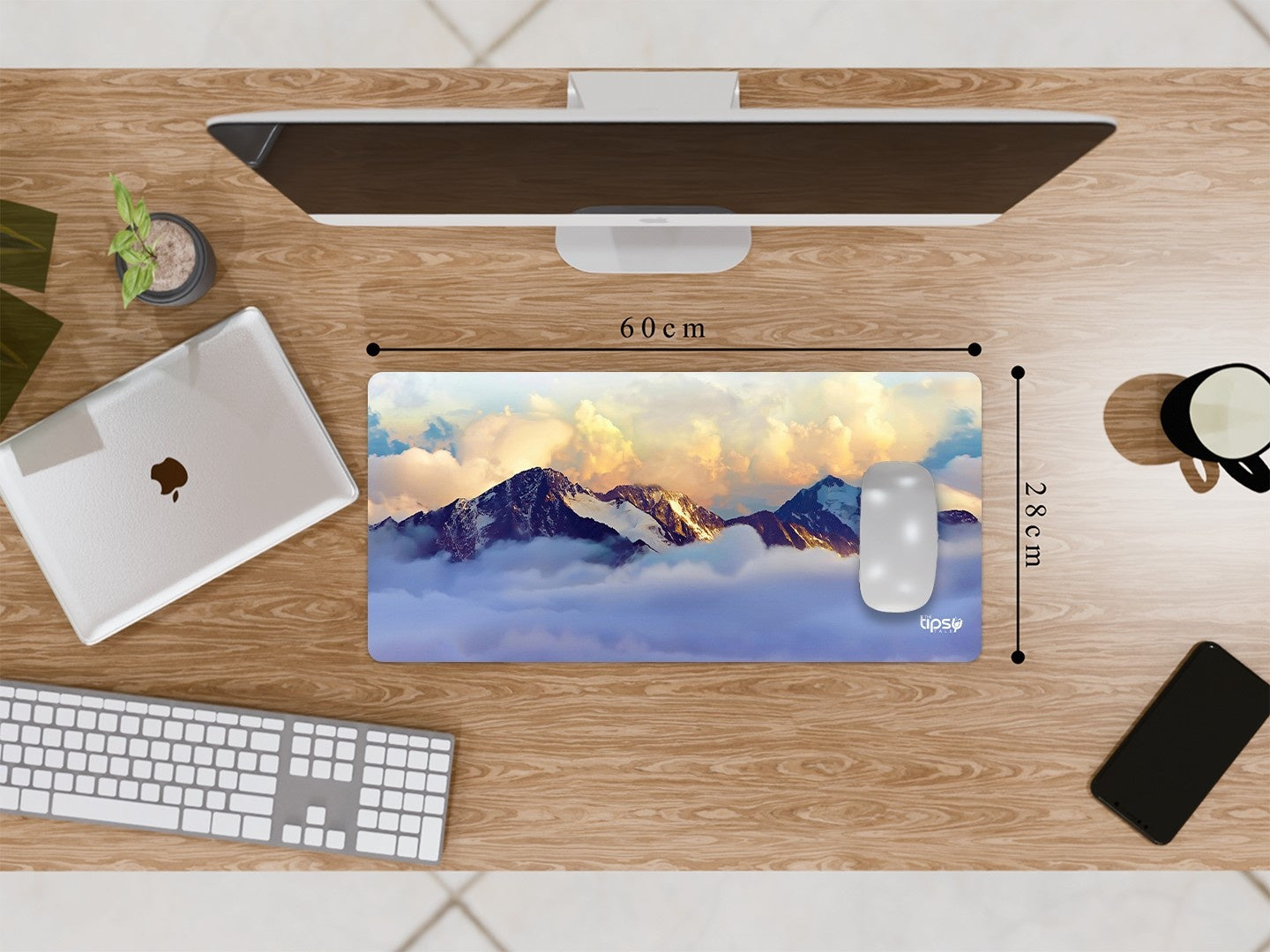 "ALPS SNOW MOUNTAIN" Gaming Mousepad Elevate Your Gaming Experience