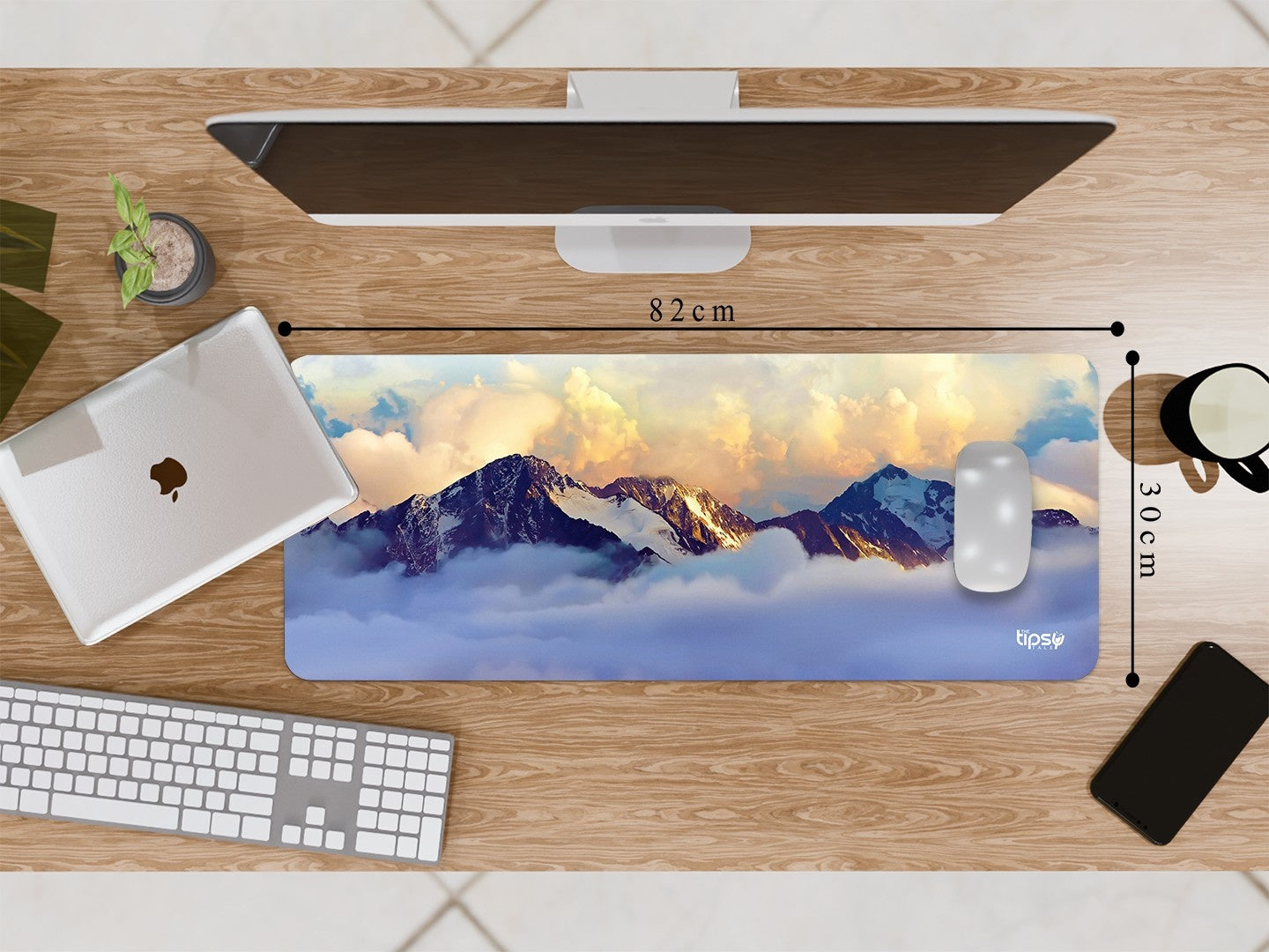 "ALPS SNOW MOUNTAIN" Gaming Mousepad Elevate Your Gaming Experience