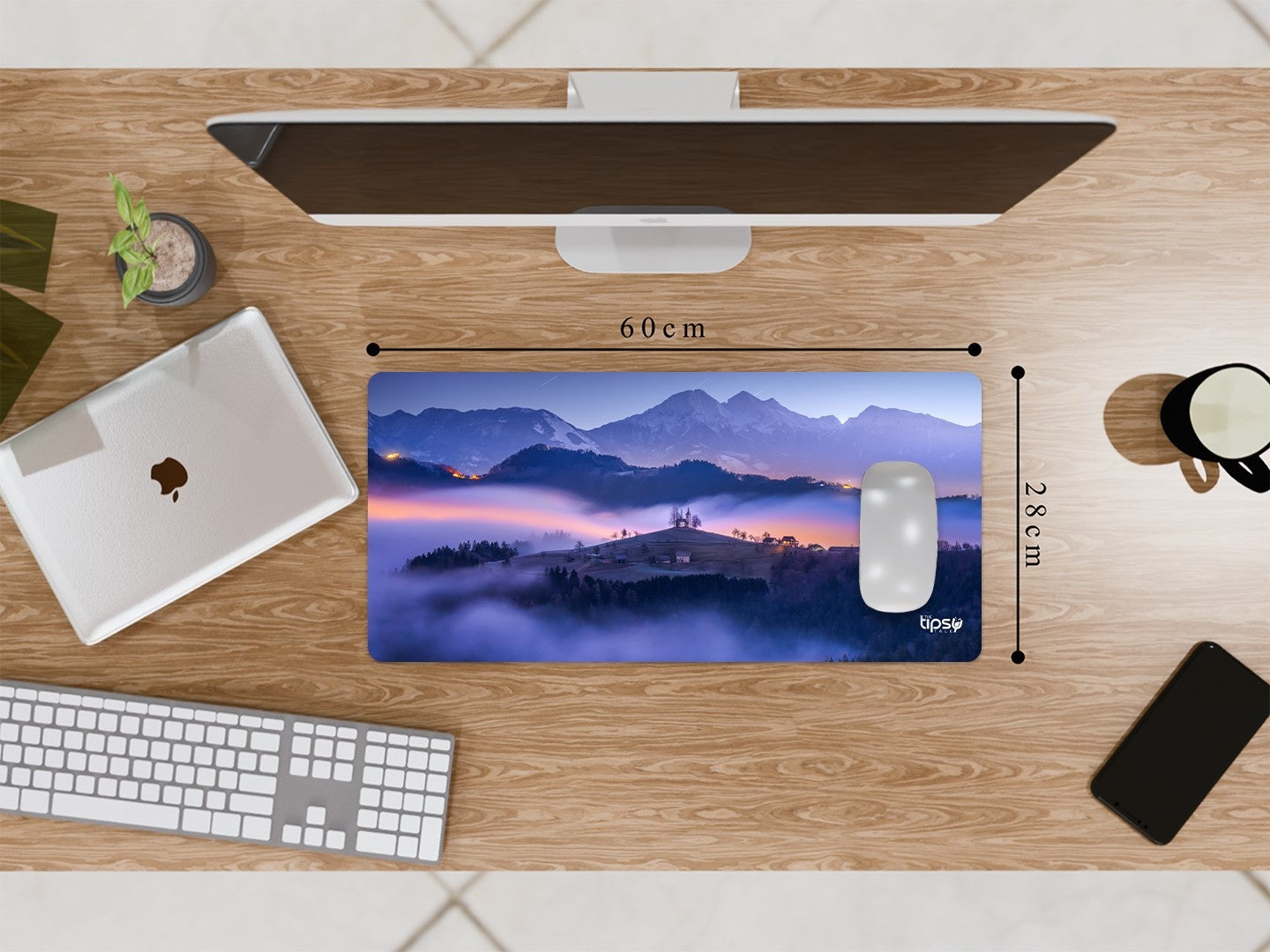"SOLVENIA HILLTOP" Gaming Mousepad Elevate Your Gaming Experience