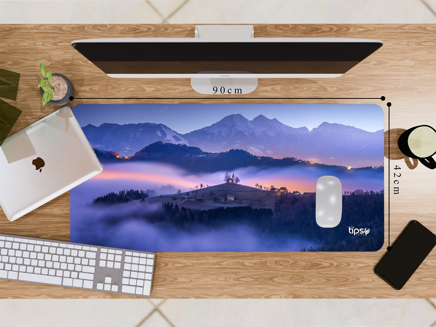 "SOLVENIA HILLTOP" Gaming Mousepad Elevate Your Gaming Experience