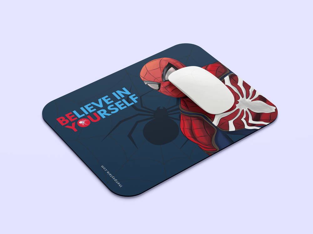 "BELIEVE IN YOURSELFz" Mousepad Enhance Your Workspace with Style
