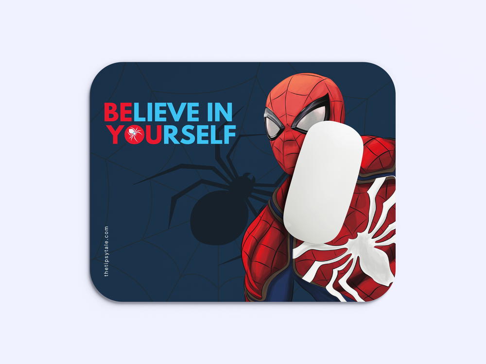 "BELIEVE IN YOURSELFz" Mousepad Enhance Your Workspace with Style