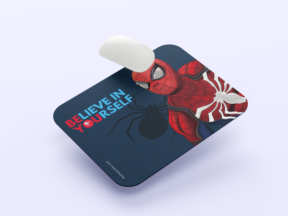 "BELIEVE IN YOURSELFz" Mousepad Enhance Your Workspace with Style