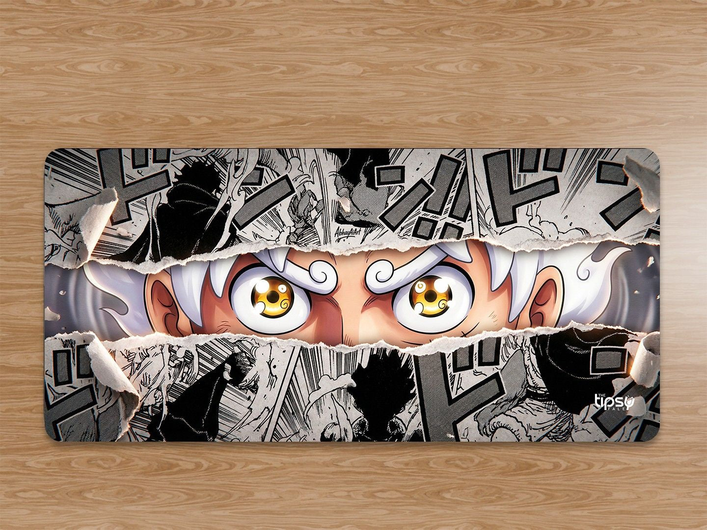 "MONKEY D LUFFY STRANGE EYES" Gaming Mousepad Elevate Your Gaming Experience