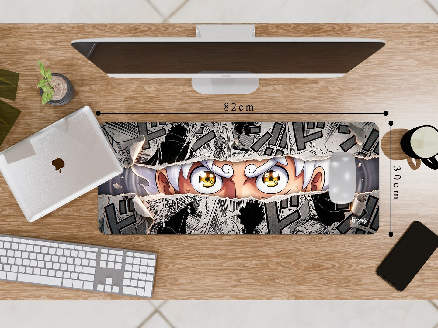 "MONKEY D LUFFY STRANGE EYES" Gaming Mousepad Elevate Your Gaming Experience