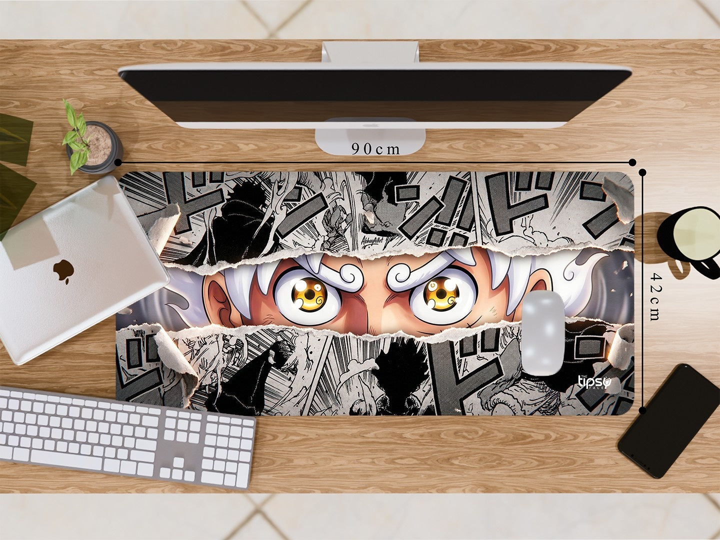 "MONKEY D LUFFY STRANGE EYES" Gaming Mousepad Elevate Your Gaming Experience