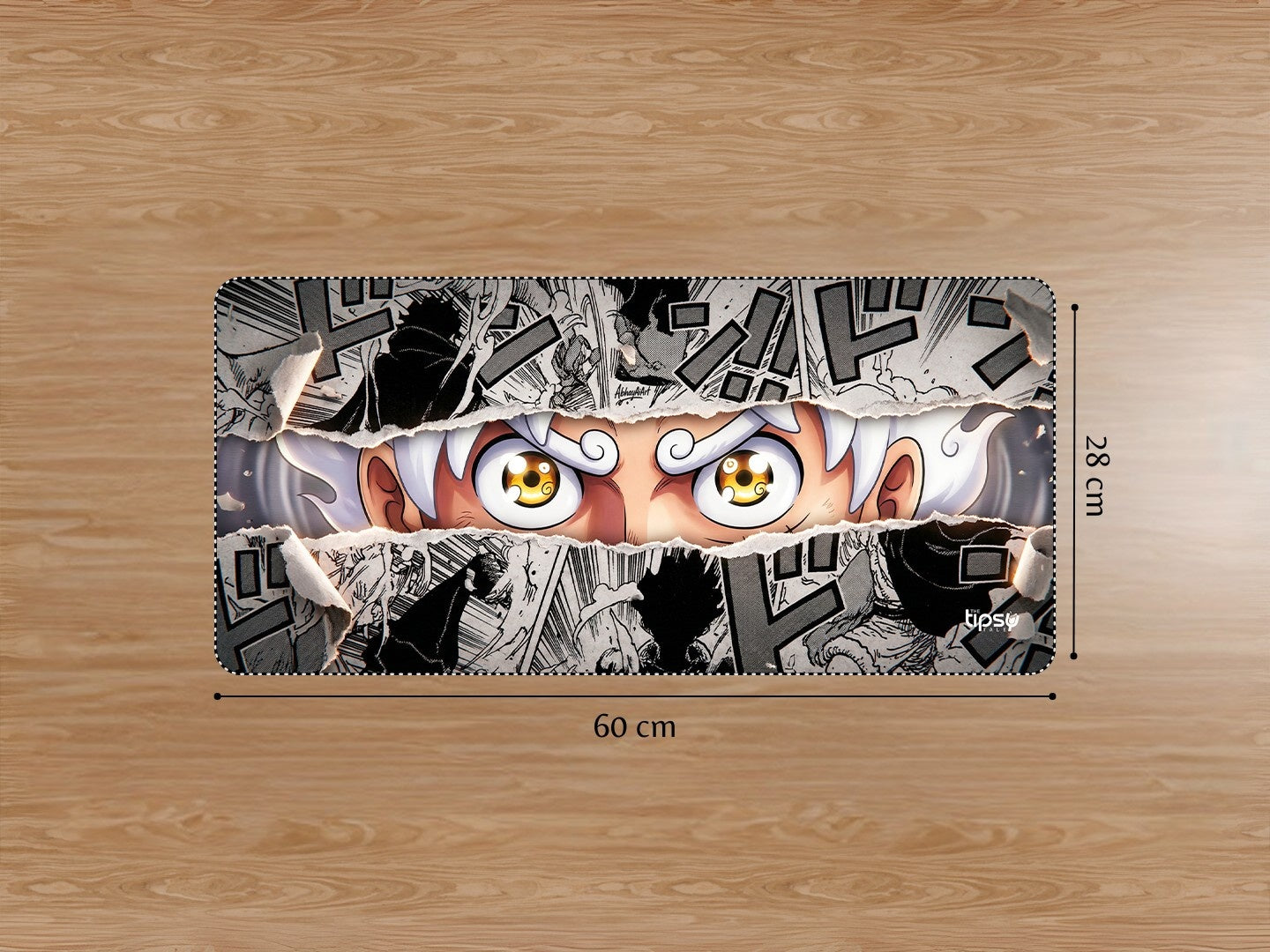 "MONKEY D LUFFY STRANGE EYES" Gaming Mousepad Elevate Your Gaming Experience