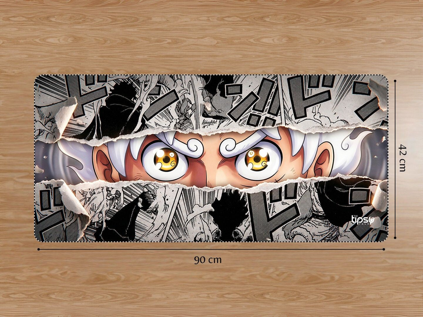 "MONKEY D LUFFY STRANGE EYES" Gaming Mousepad Elevate Your Gaming Experience
