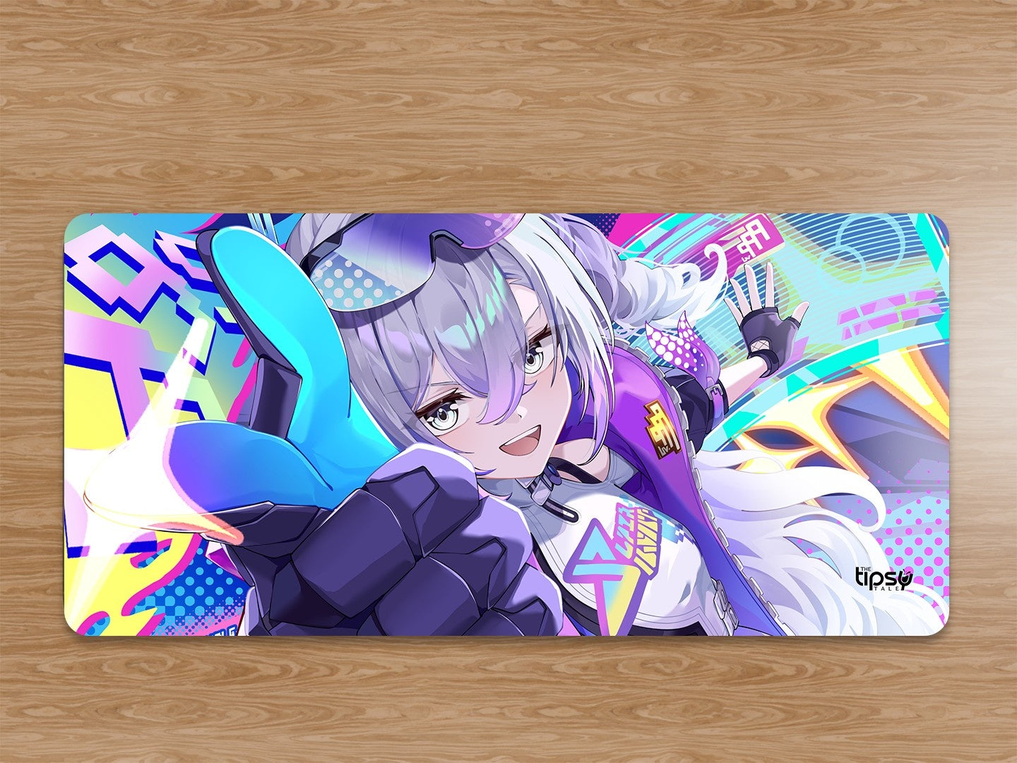 "SILVER WOLF" Gaming Mousepad Elevate Your Gaming Experience