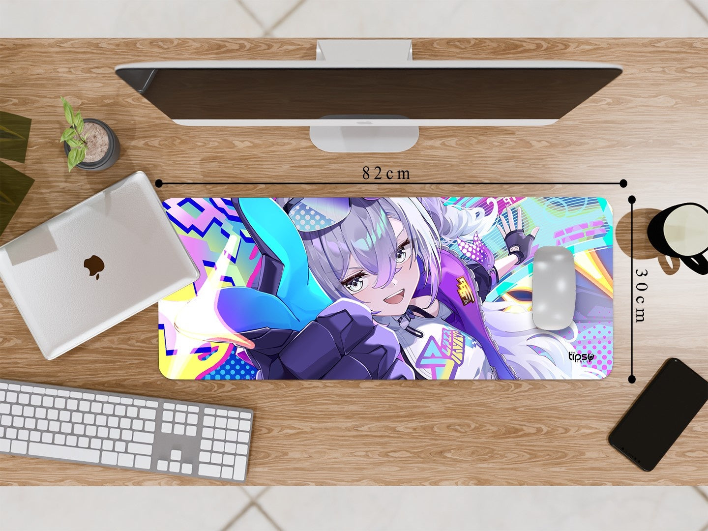 "SILVER WOLF" Gaming Mousepad Elevate Your Gaming Experience