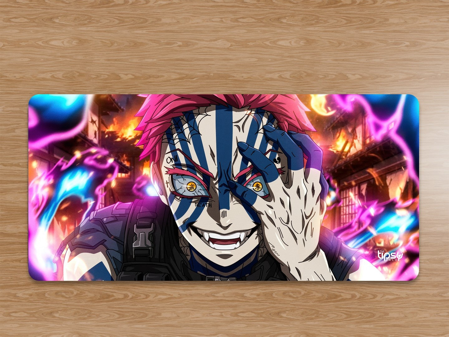 "AKAZA INTENSE DEMON" Gaming Mousepad Elevate Your Gaming Experience