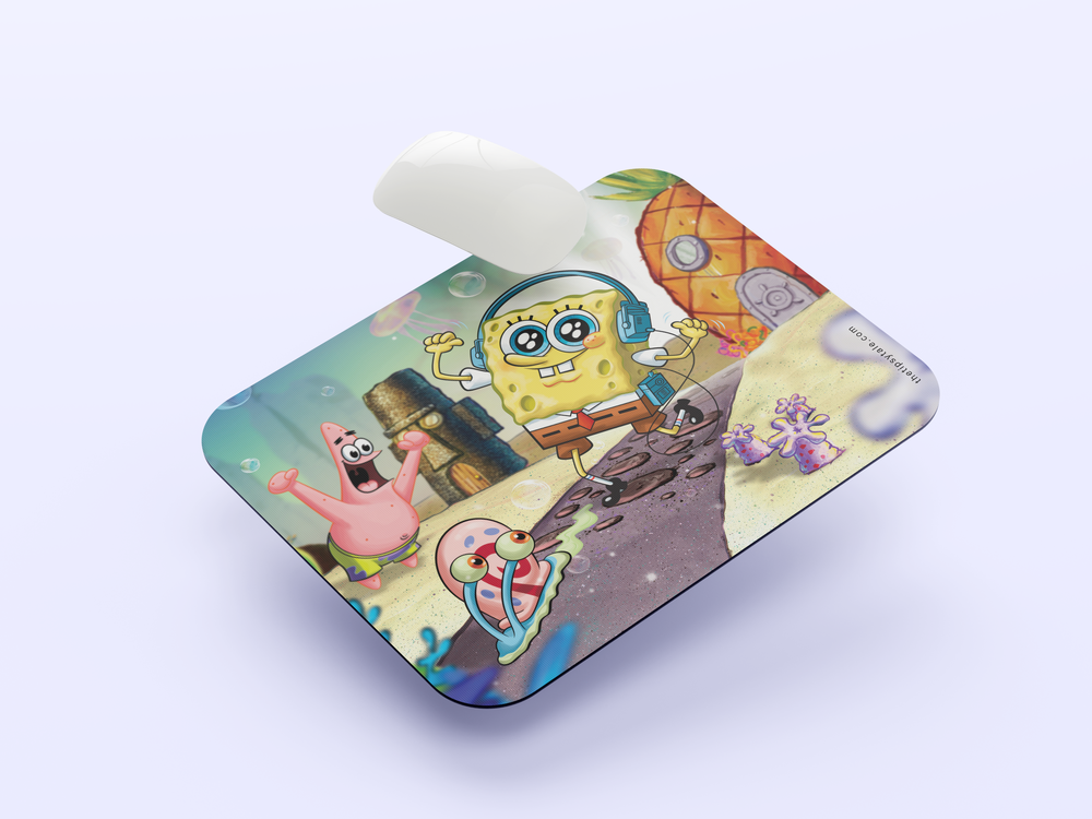 "SPONGE BOB " Mousepad Enhance Your Workspace with Style