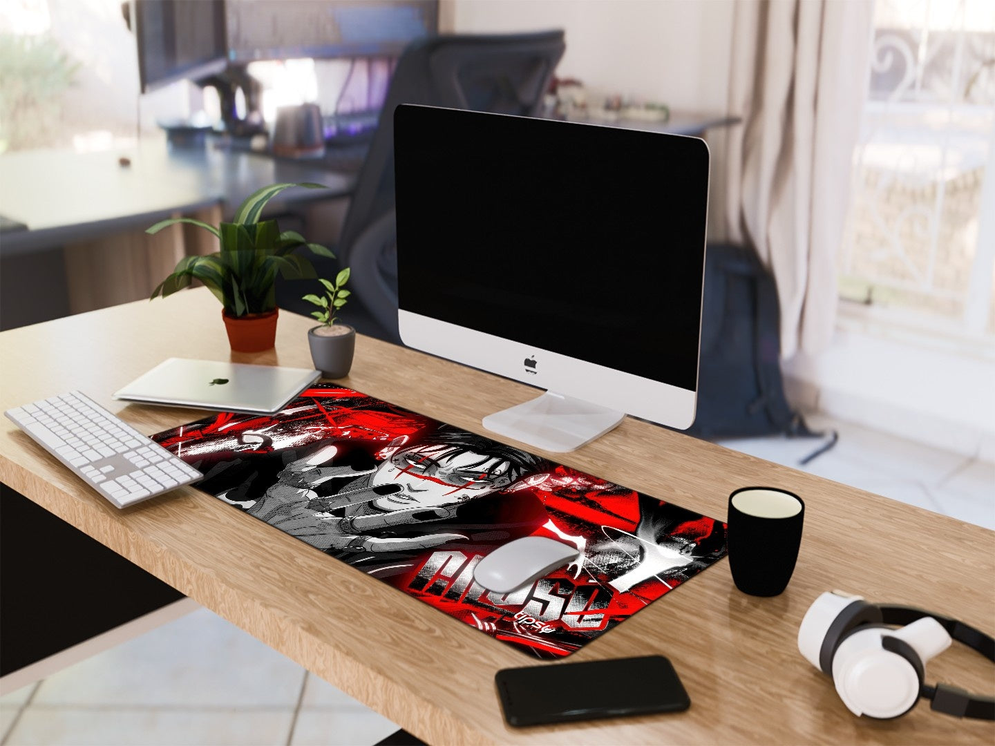 "CHOSO RED" Gaming Mousepad Elevate Your Gaming Experience
