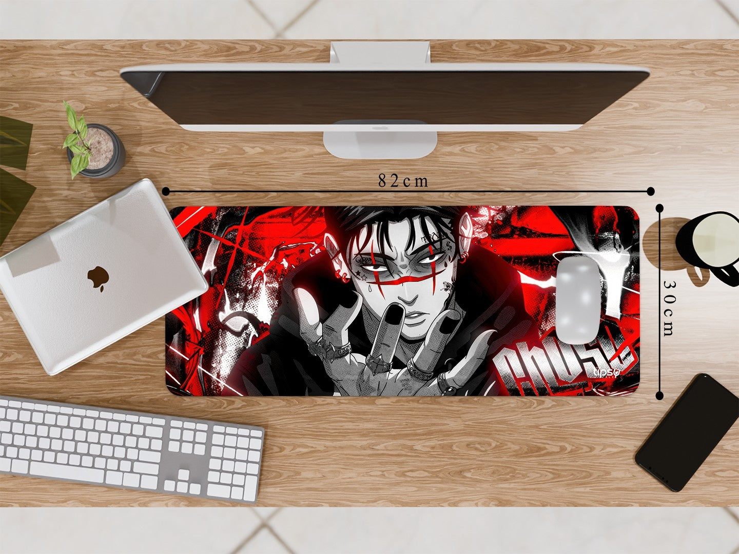 "CHOSO RED" Gaming Mousepad Elevate Your Gaming Experience