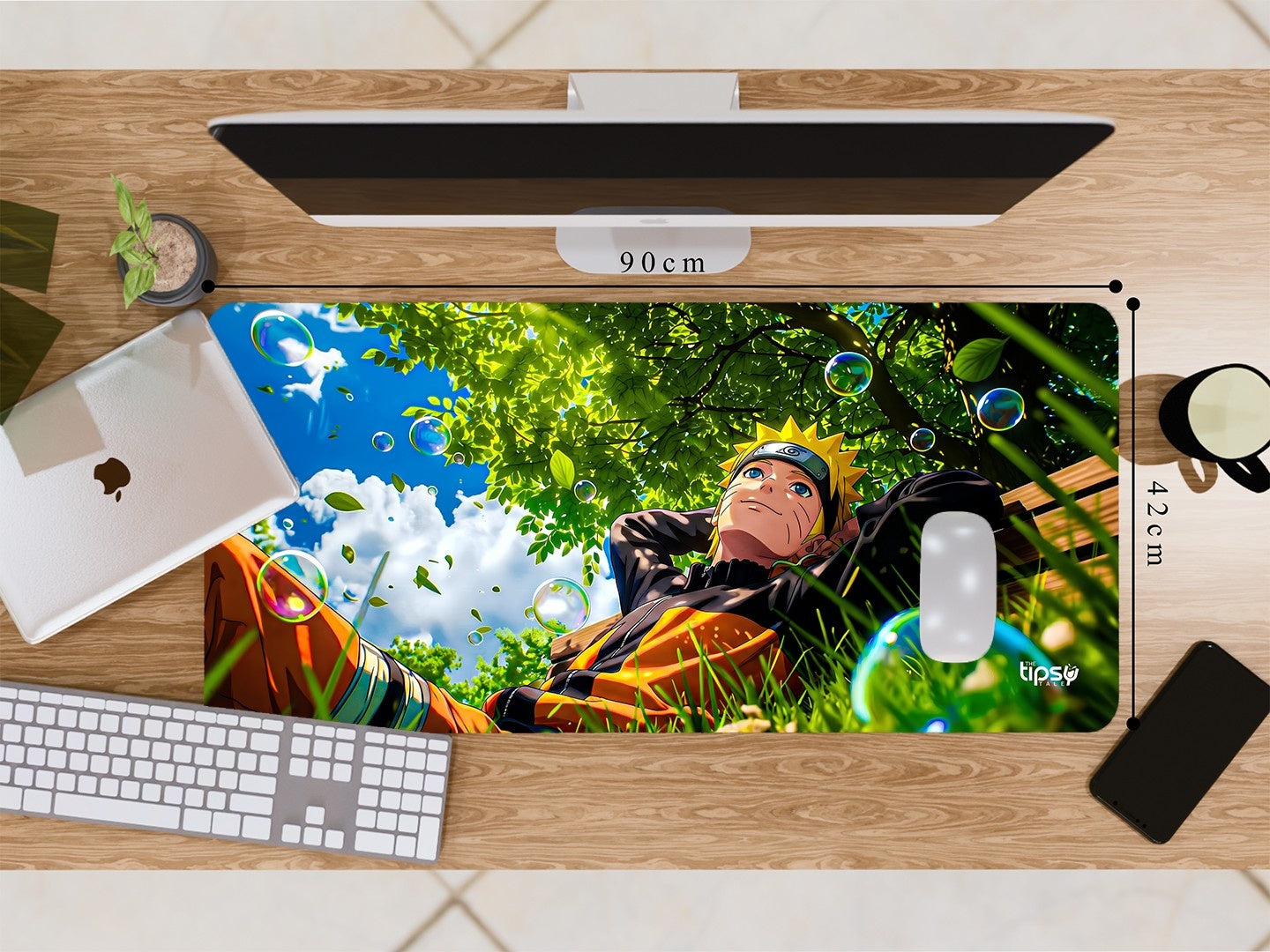 "NARUTO VACATION MODE " Gaming Mousepad Elevate Your Gaming Experience
