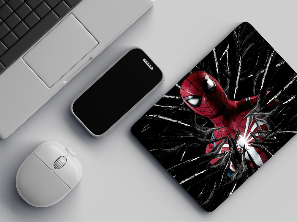 "SPIDEY VENOM TRANSITION" Mousepad Enhance Your Workspace with Style