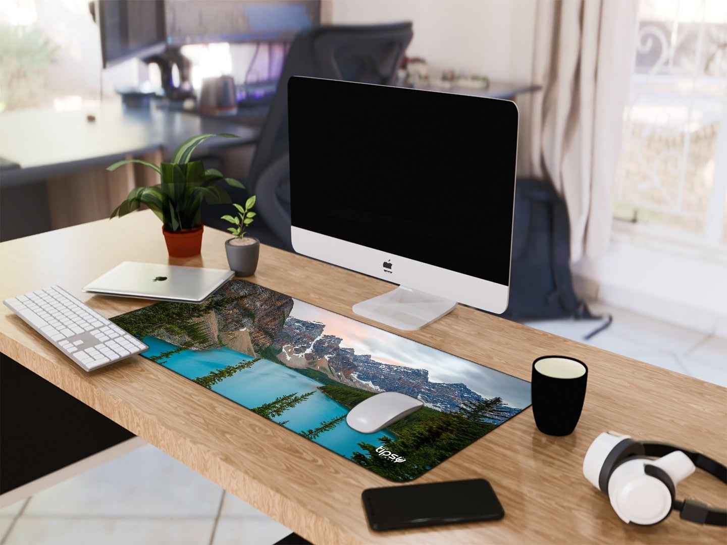 "SNOW MOUNTAIN GLACIER VALLEY" Gaming Mousepad Elevate Your Gaming Experience